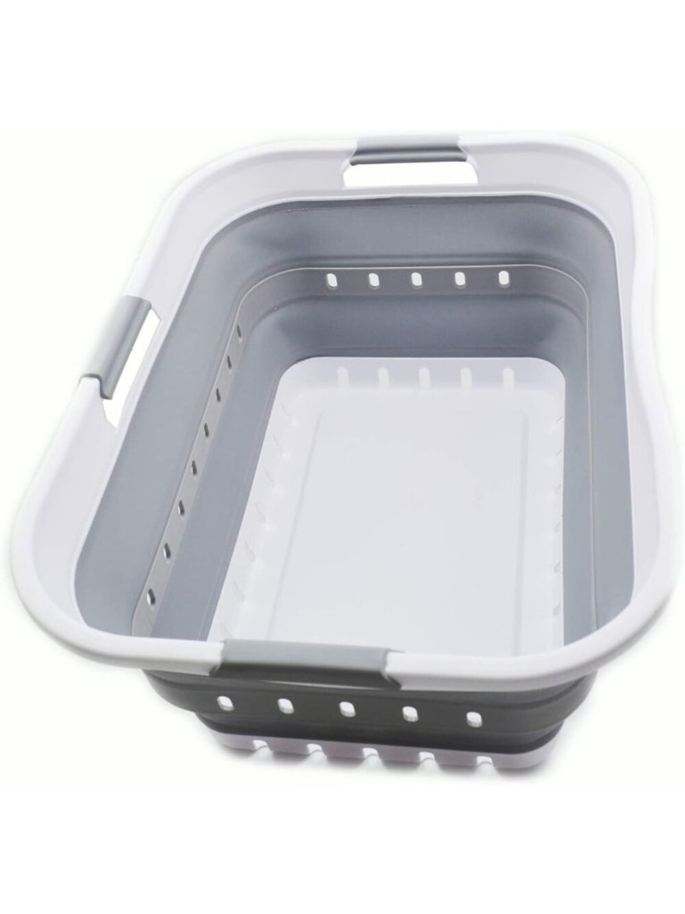 Collapsible 11 Gallon Laundry Basket - Foldable Space-Saving Storage Organizer